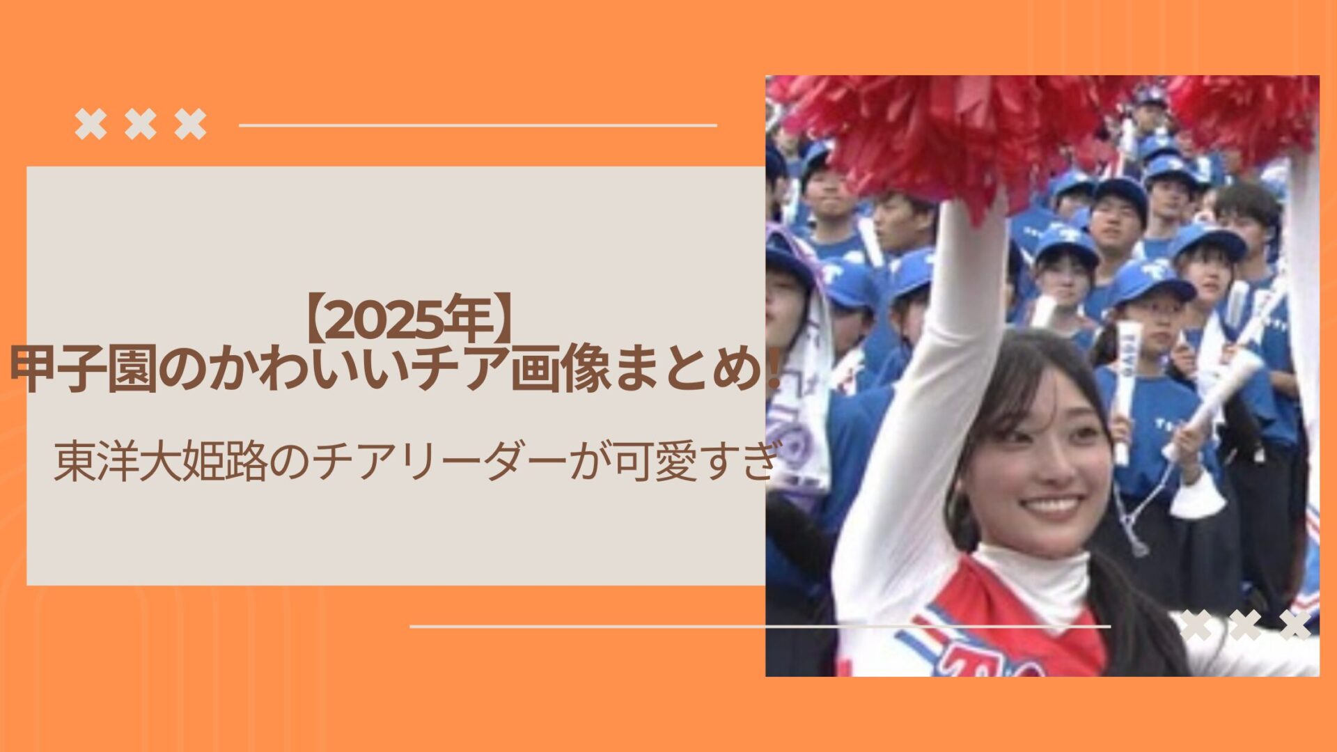 チアリーディング ユニフォーム 高校野球 甲子園 チア 東洋大姫路